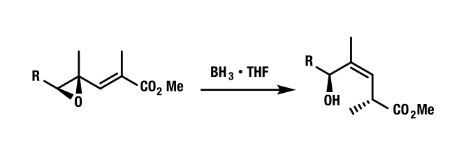 Reductive SN2' reaction with BH3